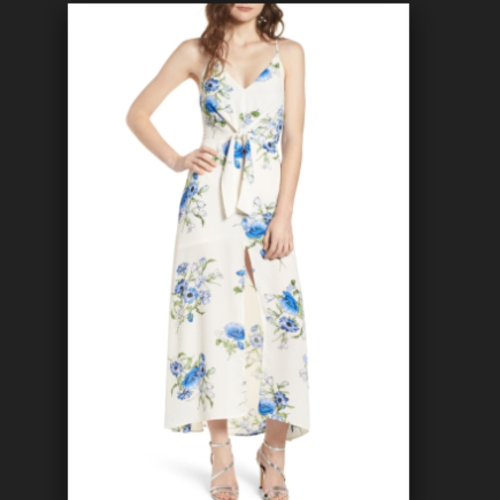 NWT Lush Floral Print Maxi Dress